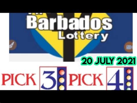 barbados pick 3|The Barbados Lottery .